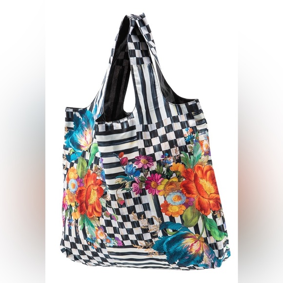MacKenzie-Childs Handbags - MacKenzie-Childs NWT, beautiful, Courtly Flower Market To Go Tote